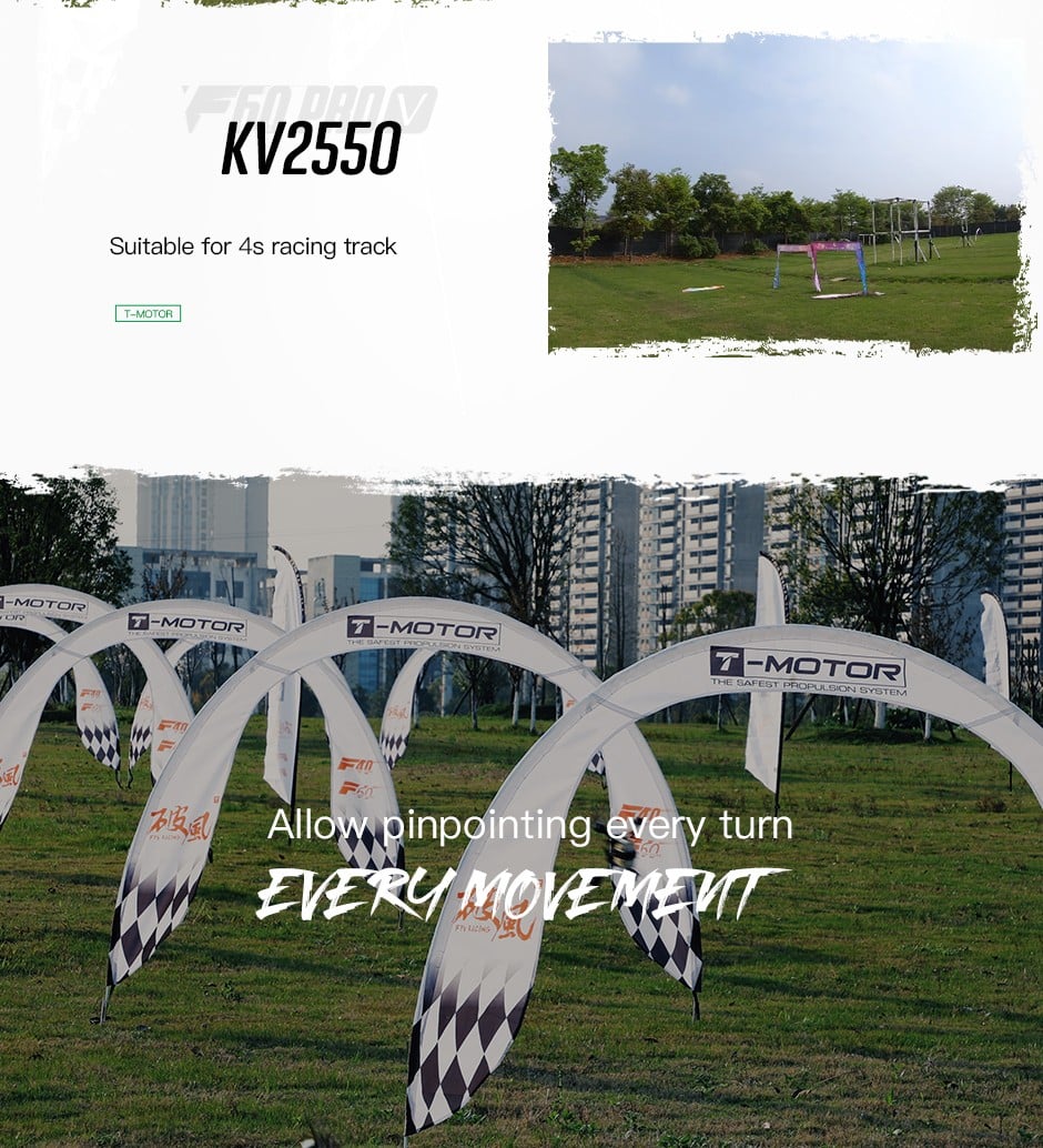T-Motor F60 Pro V 2207.5 2550KV Brushless Racing Motor
