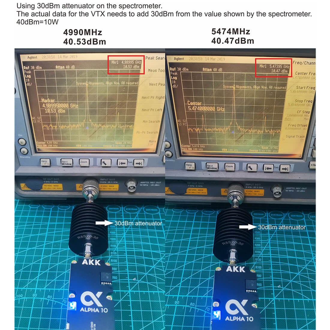 AKK Alpha 10 5.8GHz 10W 80CH VTX