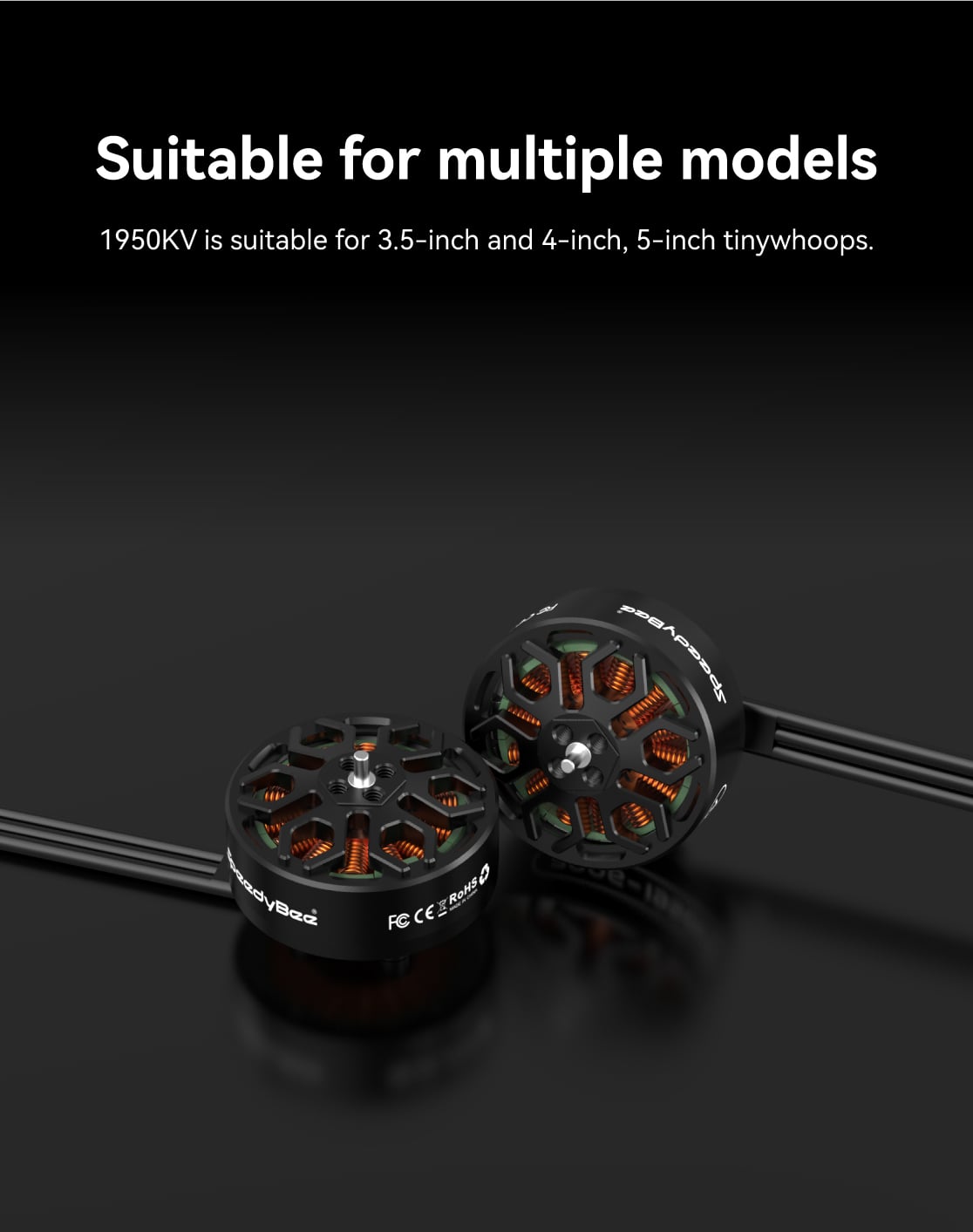 SpeedyBee 2006 1950KV Motor (Bee35 3.5-Inch FPV)