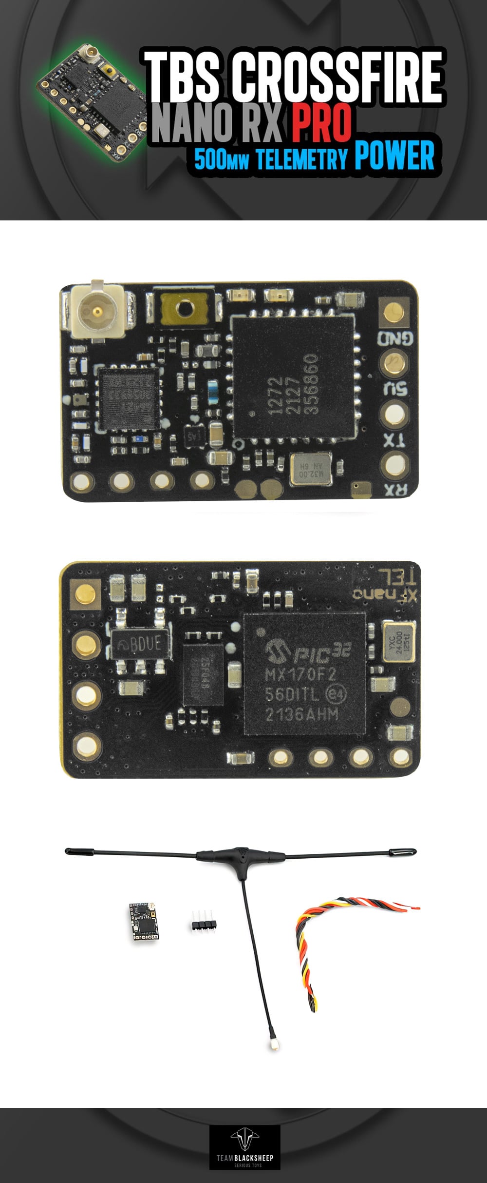 TBS Crossfire Nano RX SE — Long Range Receiver