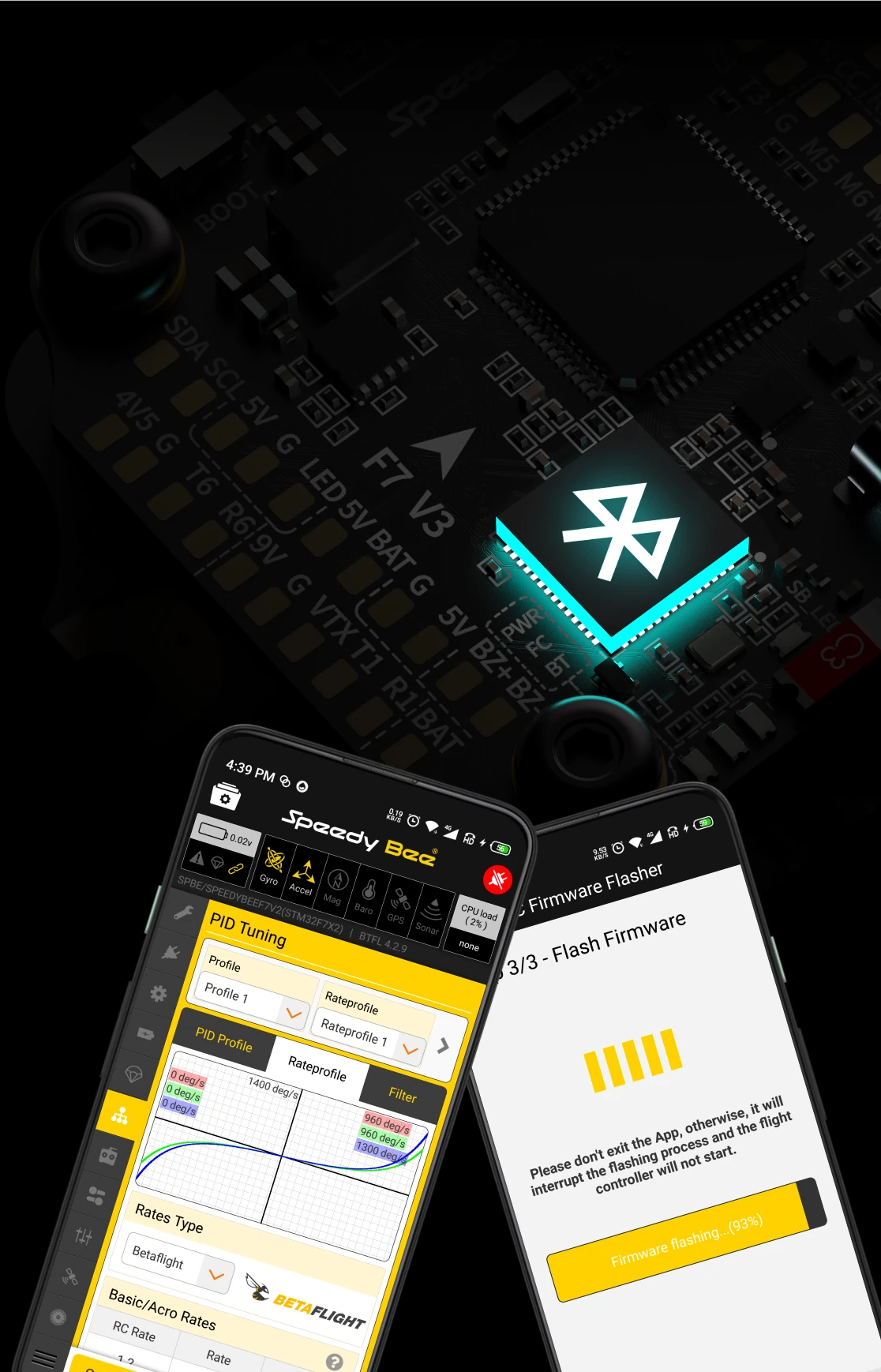 SpeedyBee F7 V3 Flight Controller (F722, BMI270, 30.5x30.5)