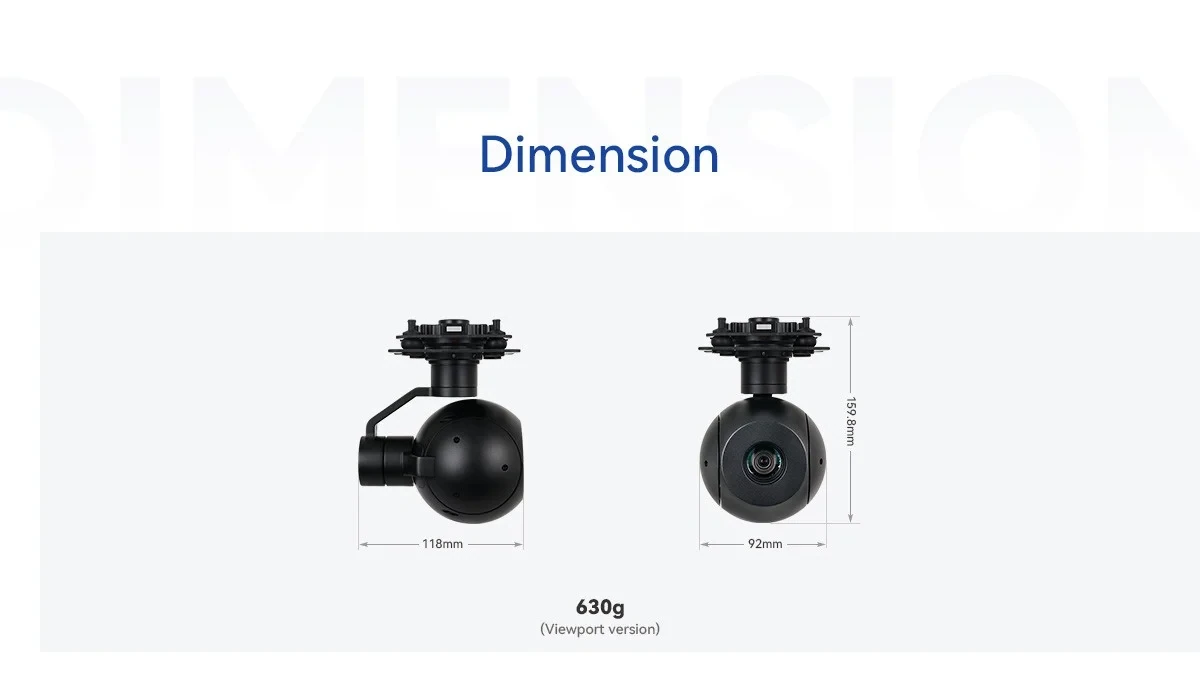 Viewpro A10 Pro 10x Zoom AI Tracking 3-Axis Gimbal Camera