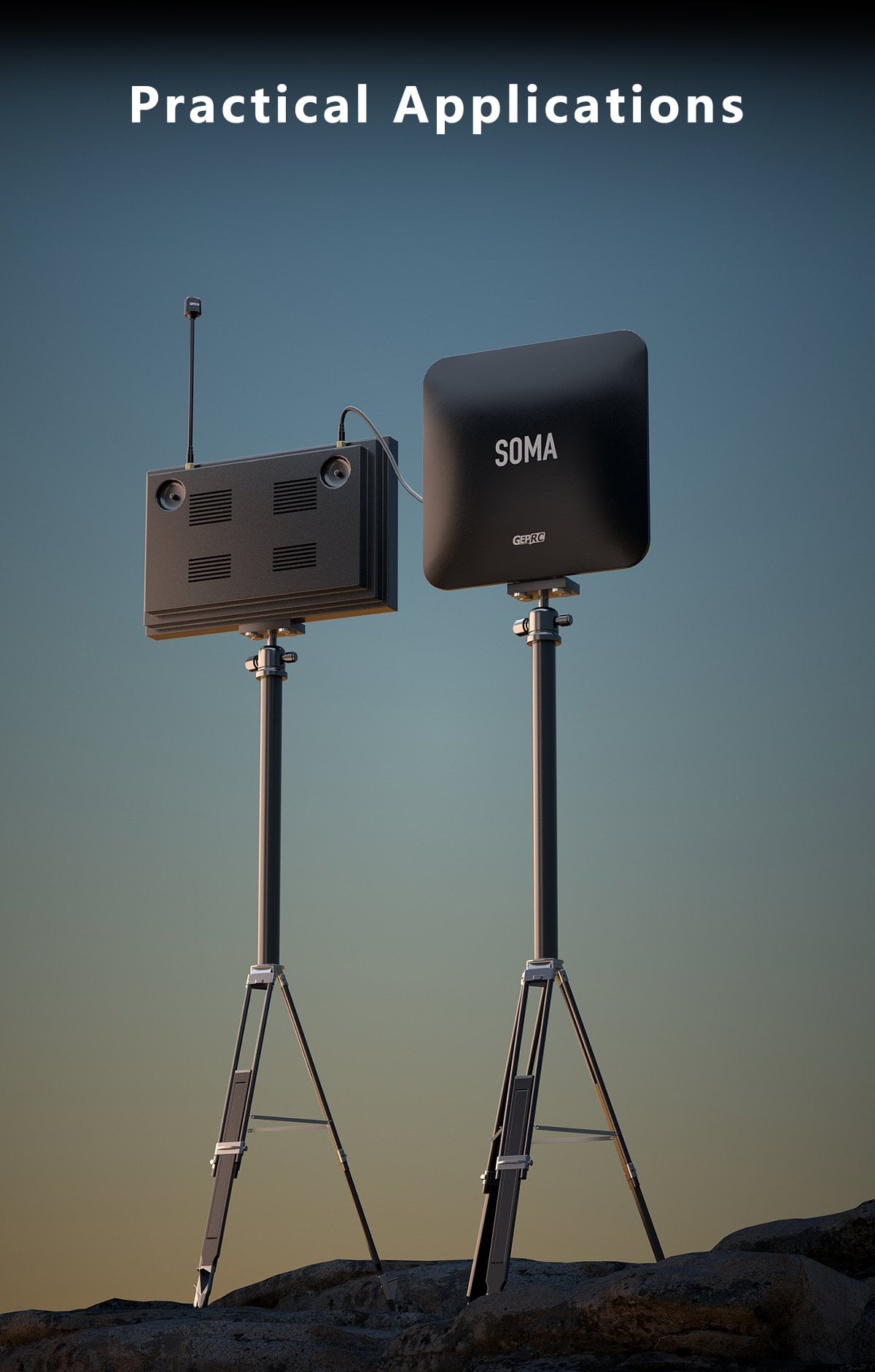 GEPRC SOMA 5.8G Directional Patch Antenna (17dBi, RHCP)