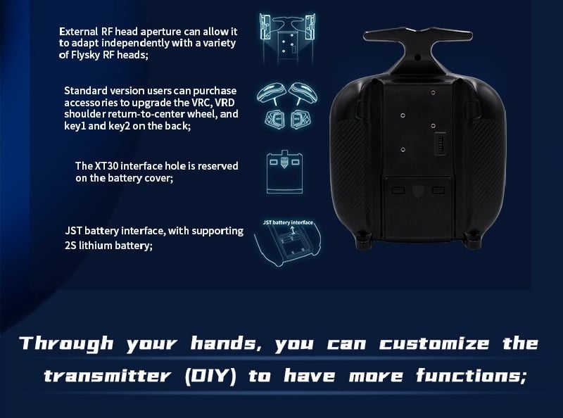 FlySky FS-ST8 2.4GHz Transmitter + FS-SR8 Receiver