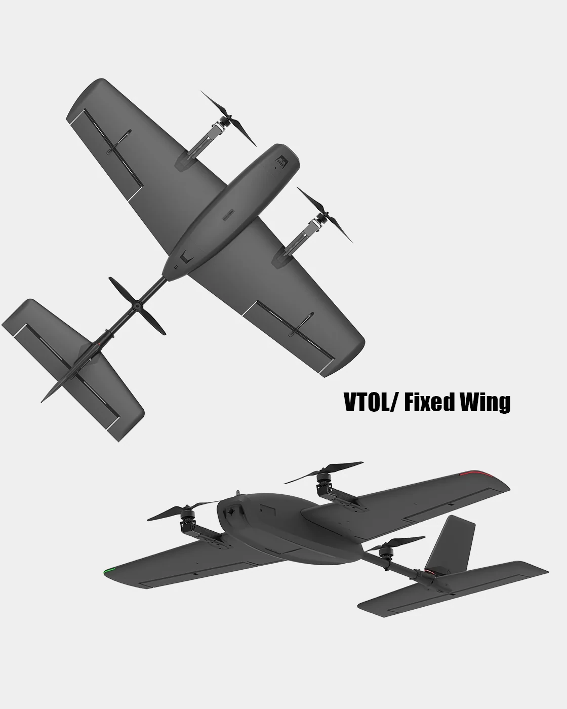 HEEWING T2 Cruza VTOL 1200mm PNP with FC and Carrying Case