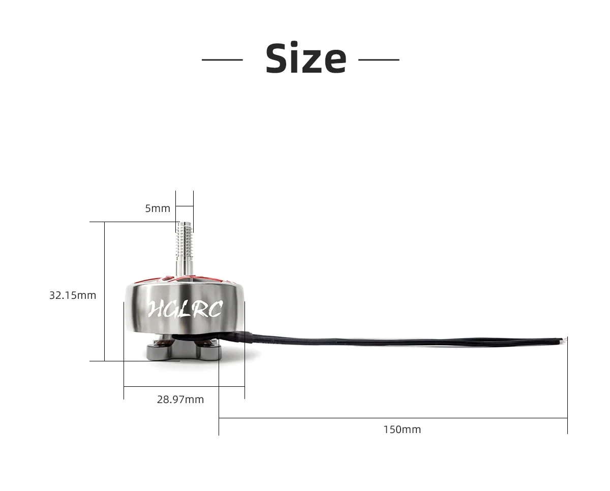 HGLRC Specter 2306.5 1900KV Motor