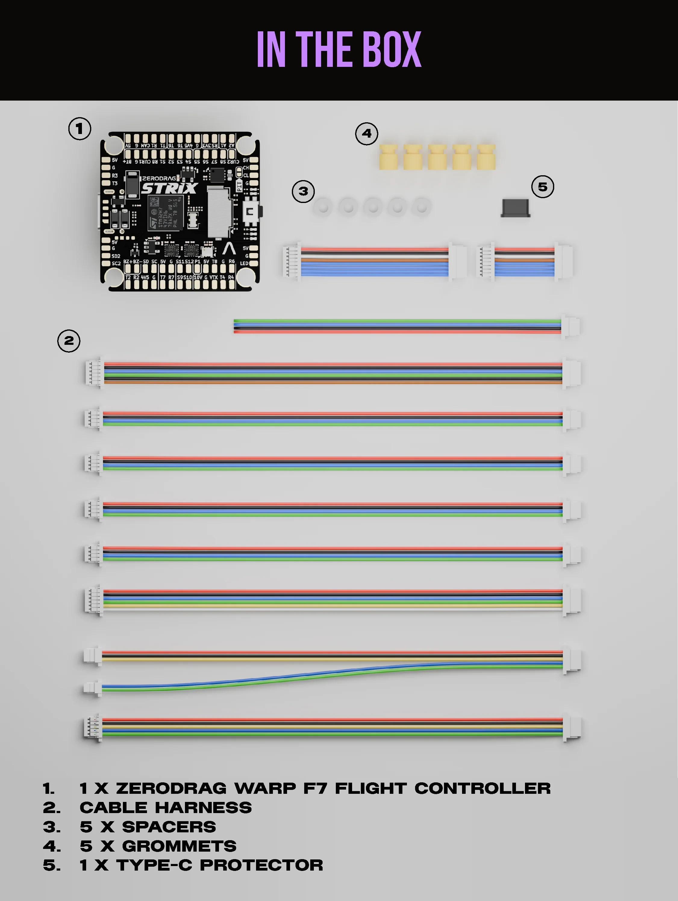 Zerodrag STRIX H7 Flight Controller