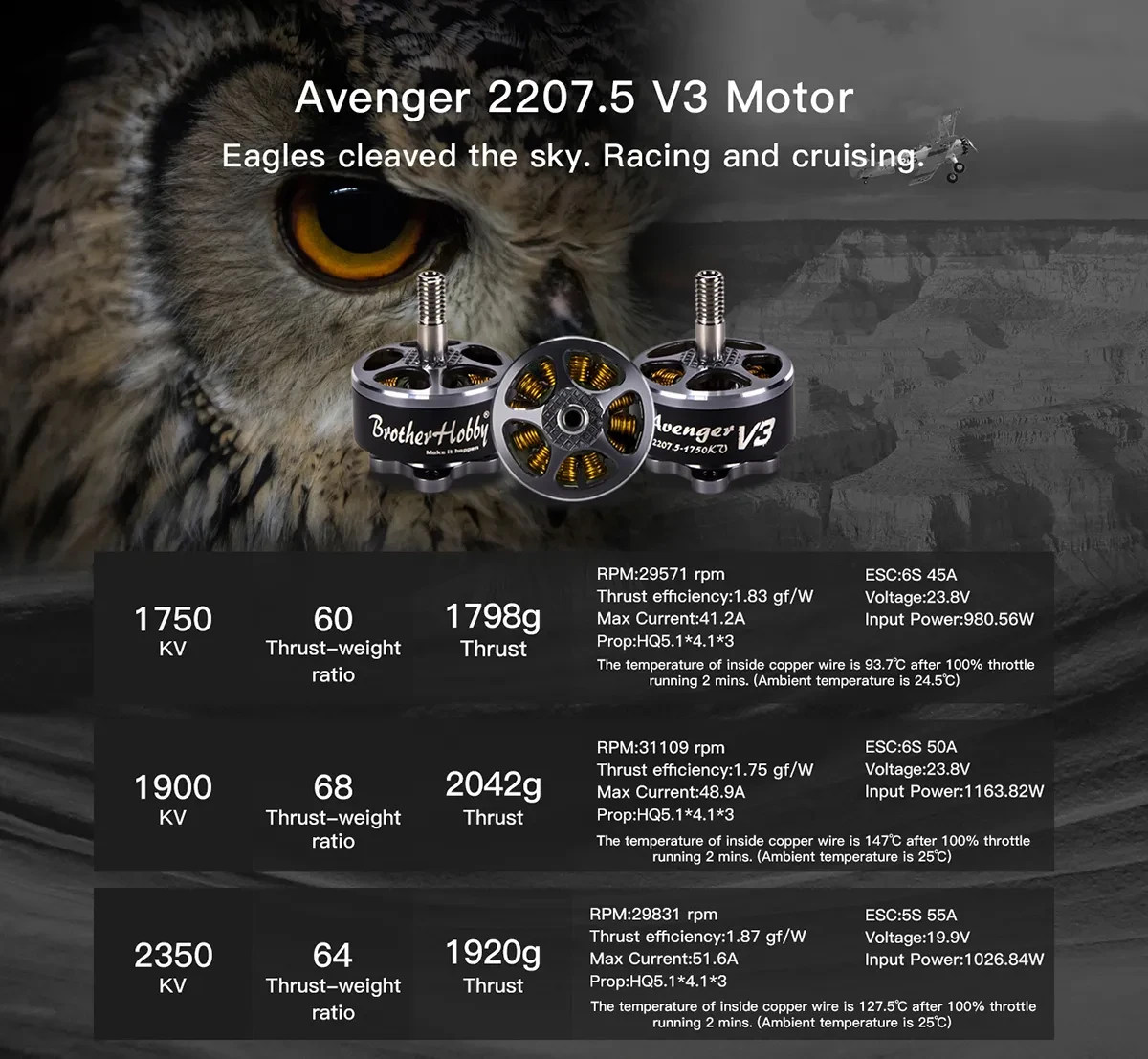 BrotherHobby Avenger 2207.5 V3 Motor