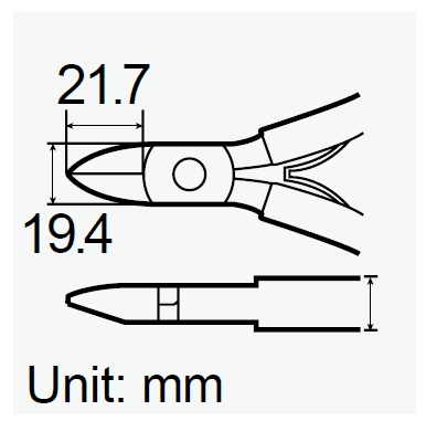 ProsKit Tungsten Diagonal Cutting Plier 160mm