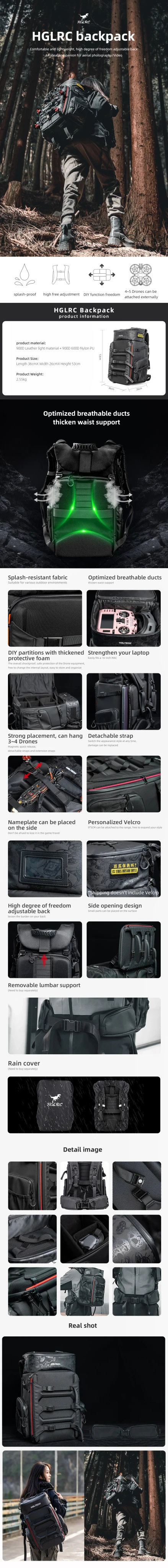 HGLRC FPV Backpack