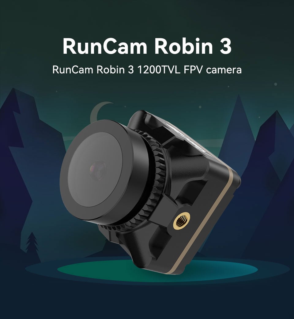 RunCam Robin 3 1200TVL Analog FPV Camera