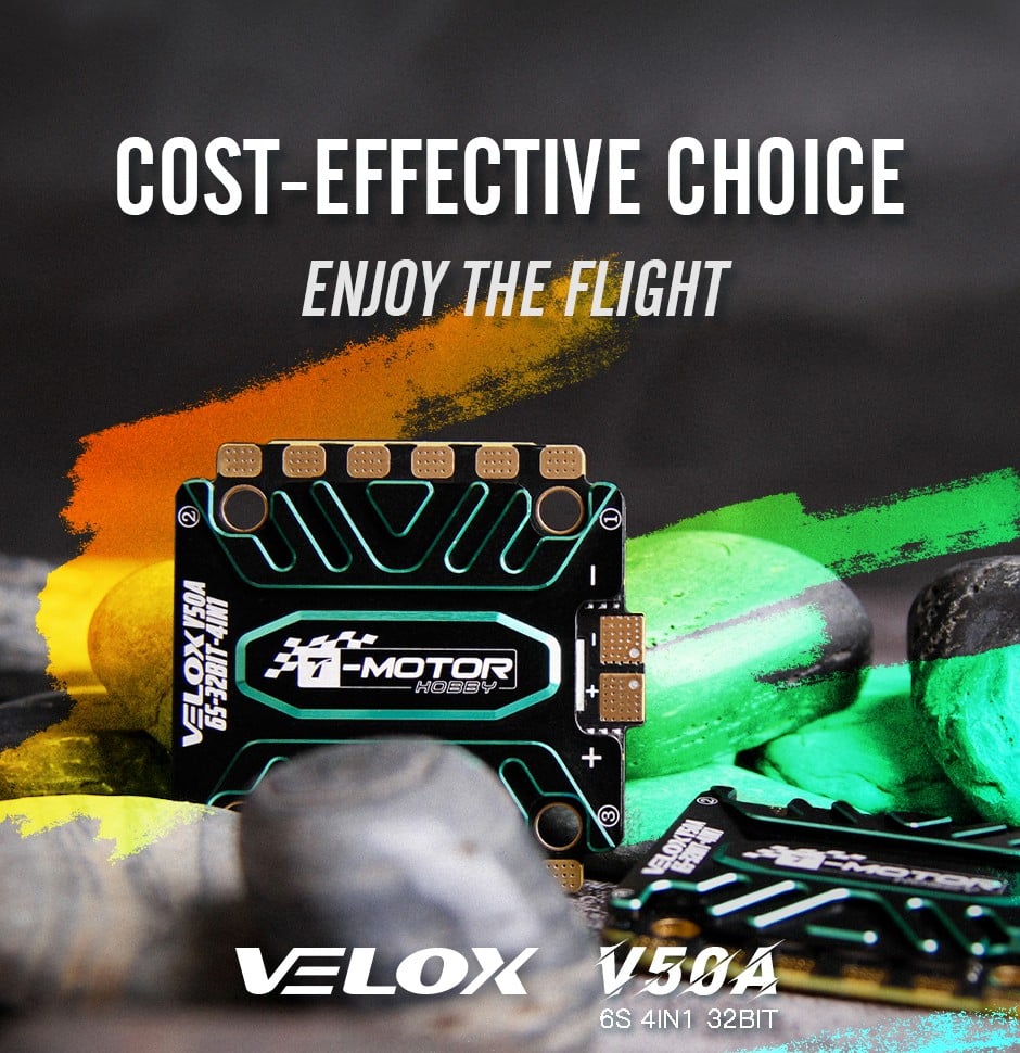 T-Motor V50A 6S BLHeli_32 4-in-1 ESC