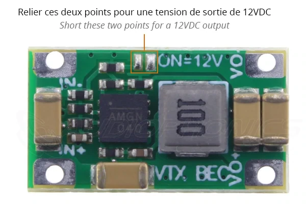 ReadyToSky 2-6S Switchable BEC 5V/3A 12V/3A