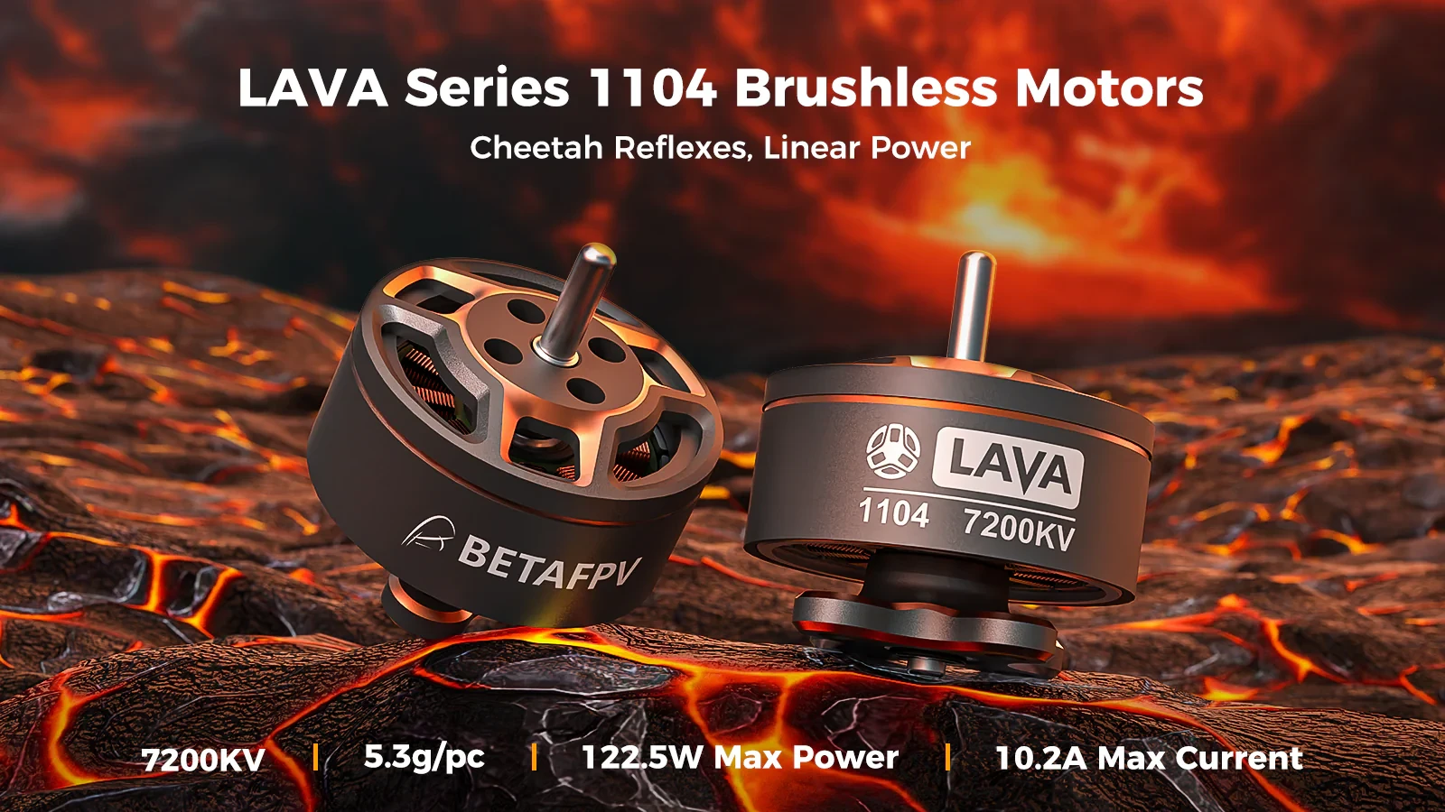 BetaFPV LAVA Series 1104 5500KV Brushless Motor