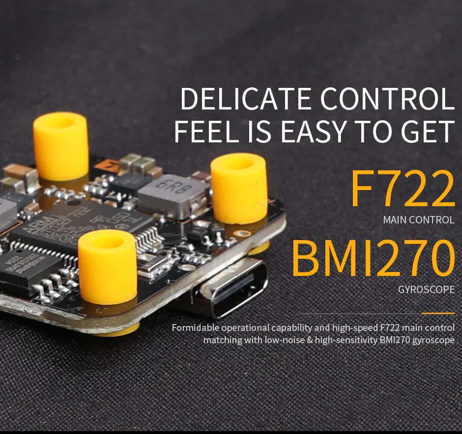 T-Motor Mini F7 20×20 Flight Controller (HD+VTX+VTX Switch, BMI270)
