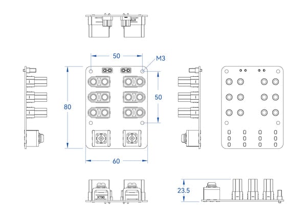 Holybro PDB 300A Power Distribution Board (XT90/XT30)