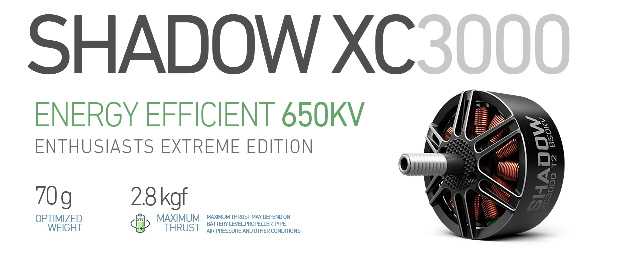 MAD XC3000 T2 Shadow Motor (4-Pack)