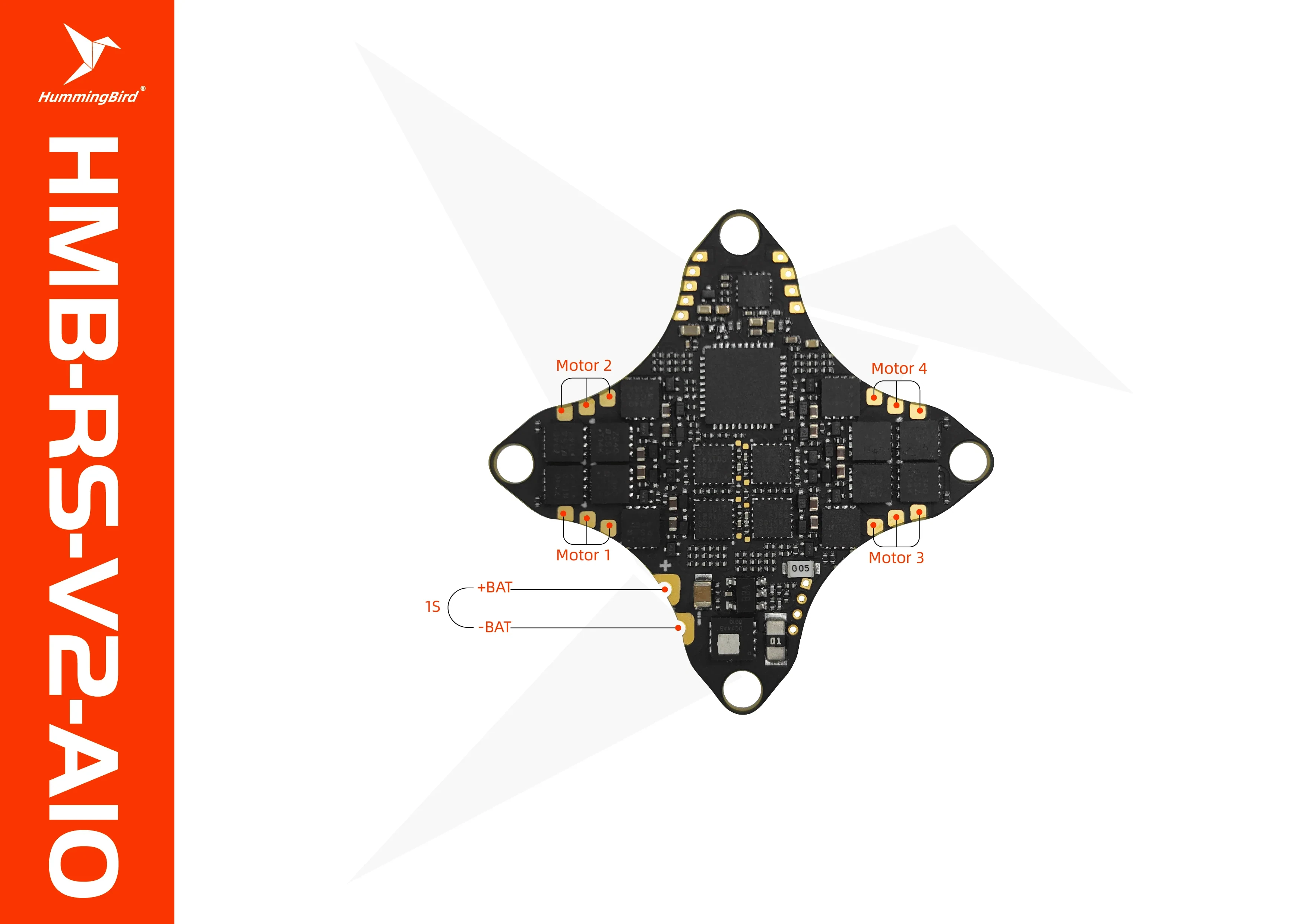 Hummingbird Whoop RaceSpec V2 AIO (ELRS 2.4G, 25–400mW VTX)