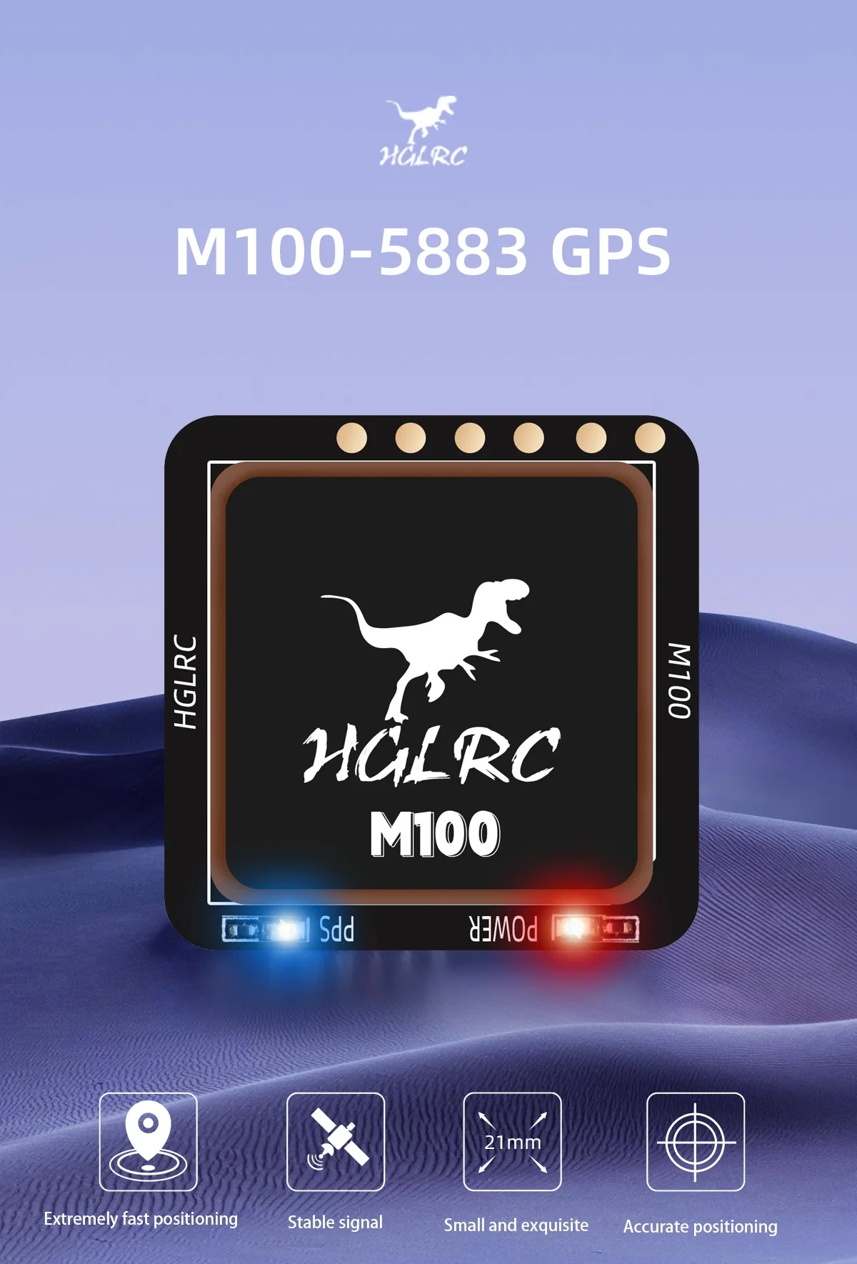 HGLRC M100 Pro GPS with Compass