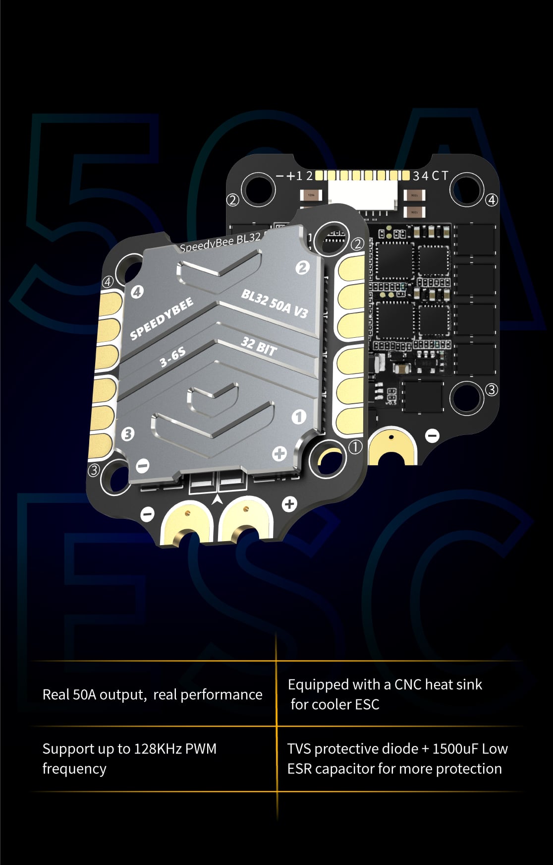 SpeedyBee F7 V3 Flight Controller (F722, BMI270, 30.5x30.5)