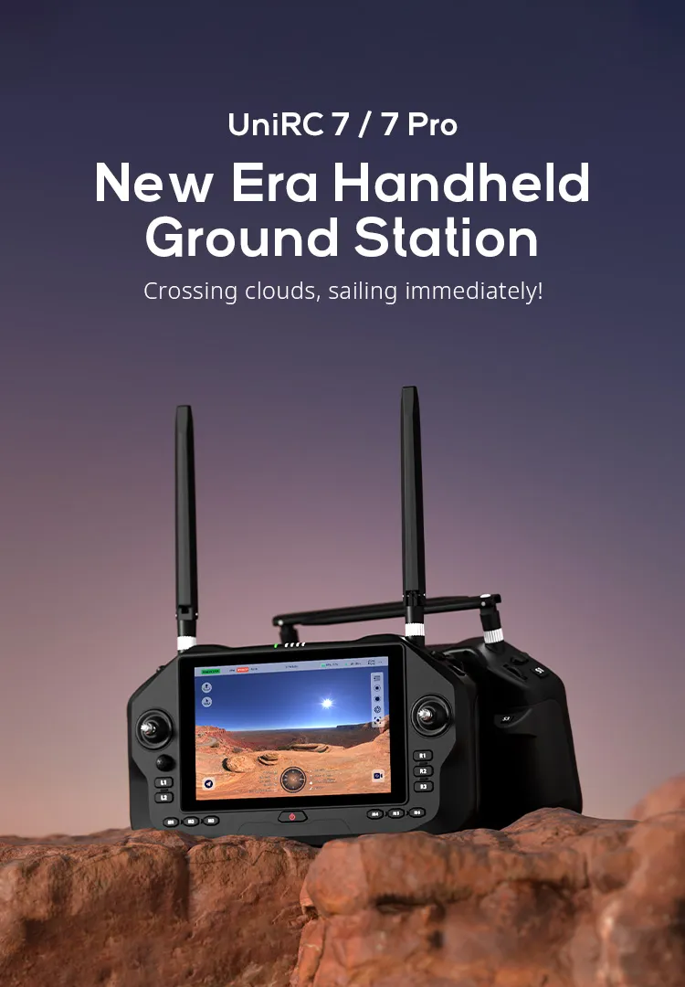 SIYI UniRC 7 Pro 2.4/5.8GHz Dual-Band Handheld Ground Station