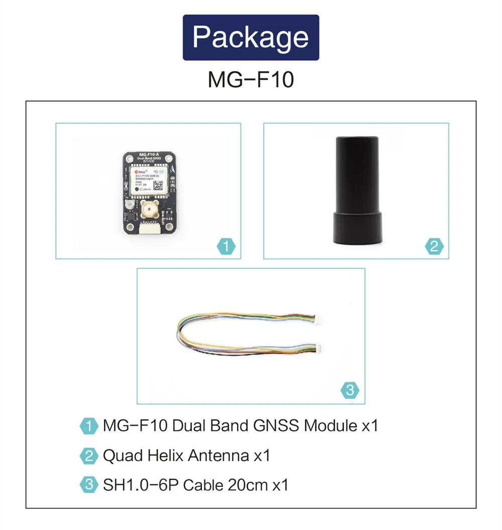 MicoAir MG-F10 Dual Band GNSS Module