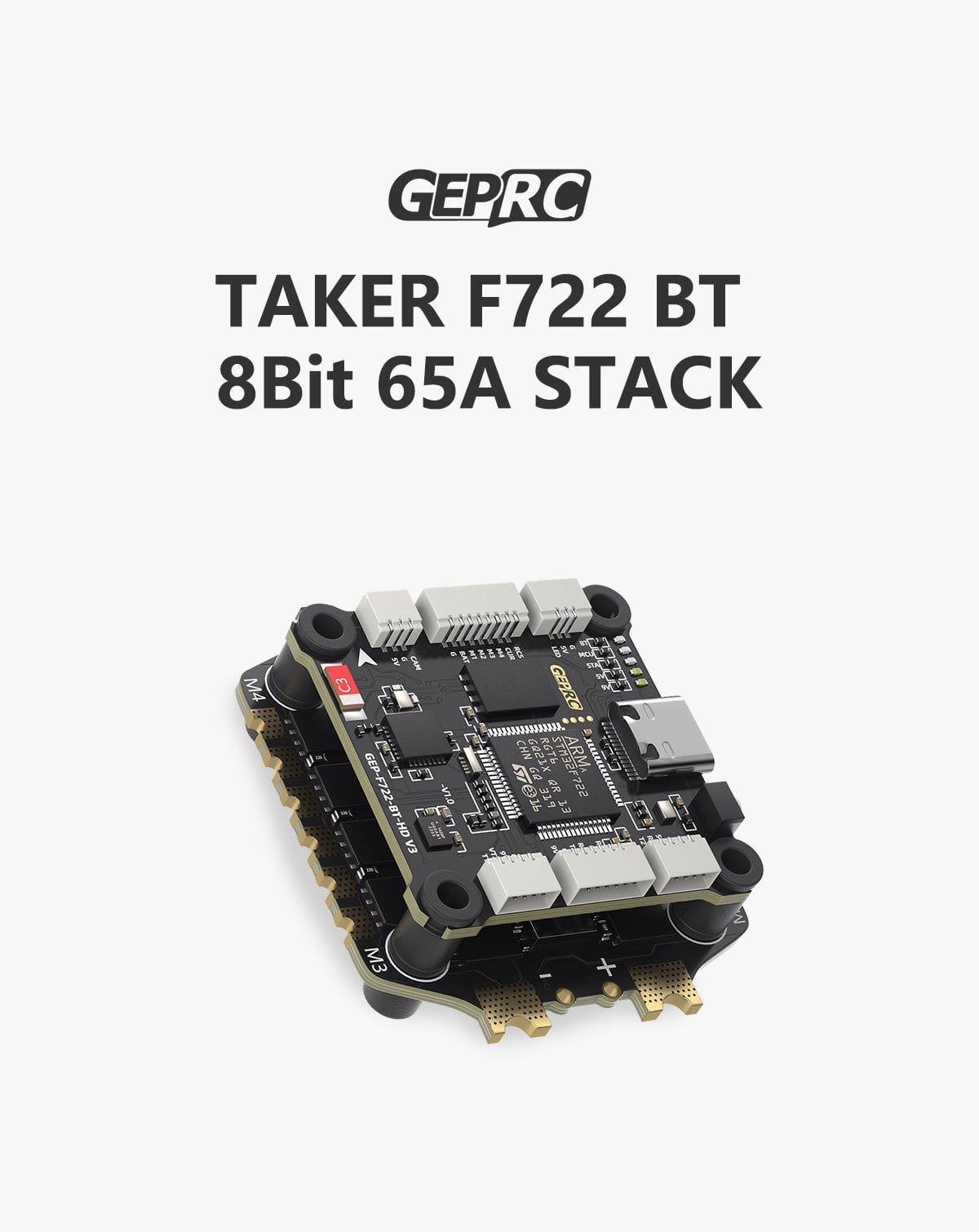 GEPRC Taker F722 BT 8Bit 65A Stack
