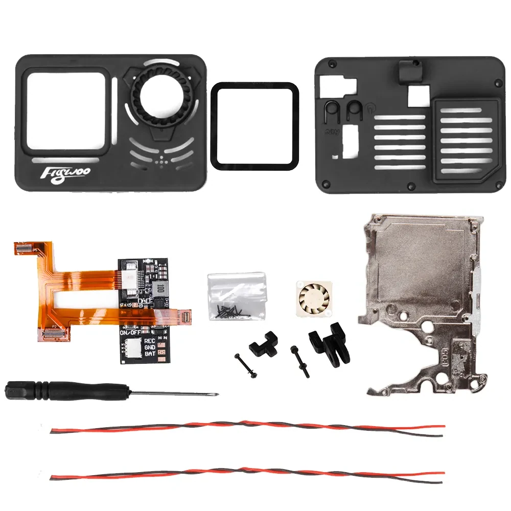 Flywoo Action Camera GP9/GP10/GP11 Naked GoPro DIY Kit