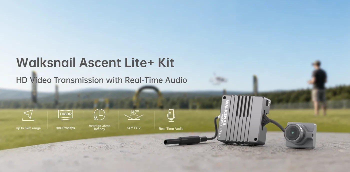 Caddx Walksnail Ascent HD Lite+ VTX Kit