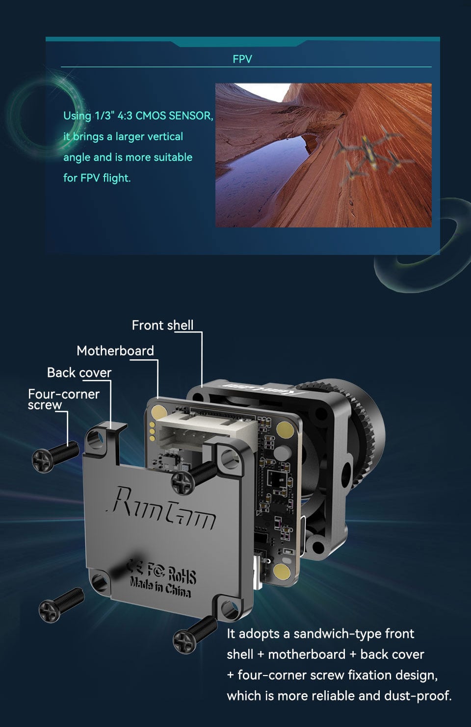 RunCam Robin 3 V2 Analog FPV Camera