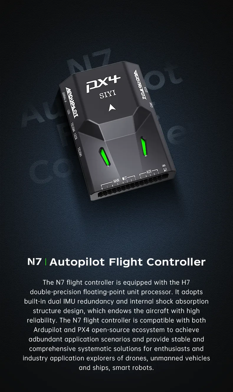 SIYI N7 Autopilot Flight Controller with 2-14S Power Module