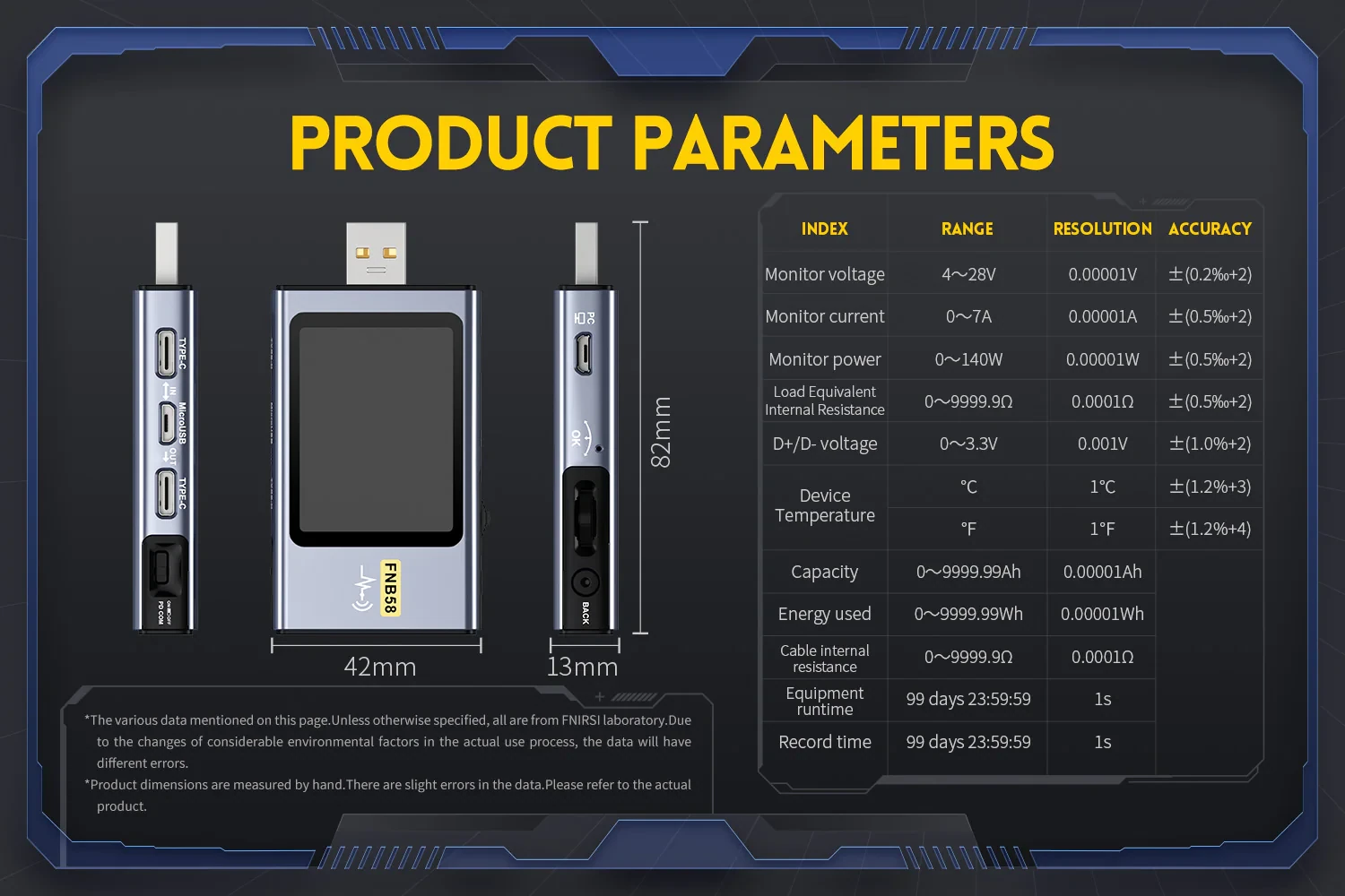 FNIRSI FNB58 USB Fast Charge Tester
