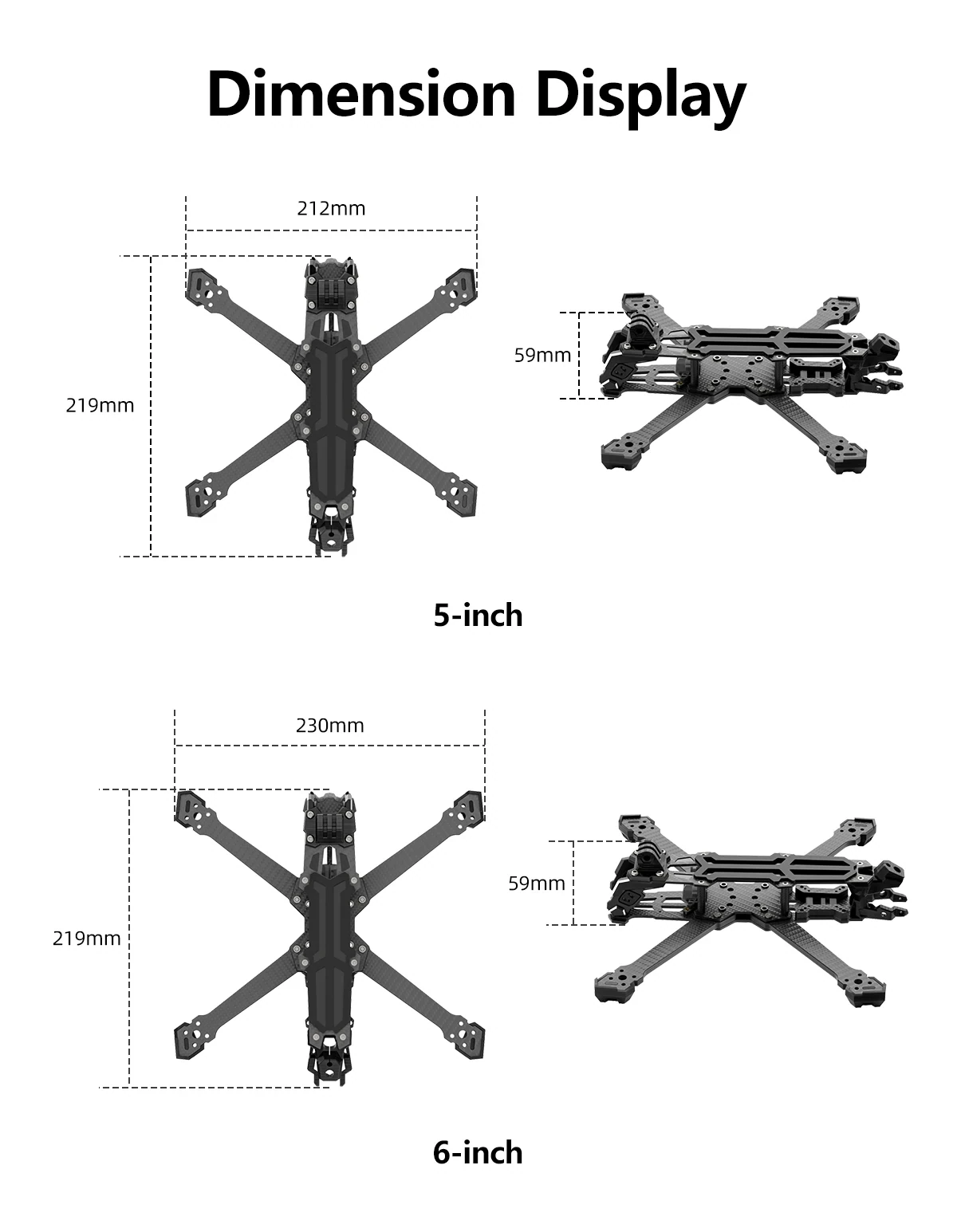 GEPRC GEP-Vapor-X5 Frame
