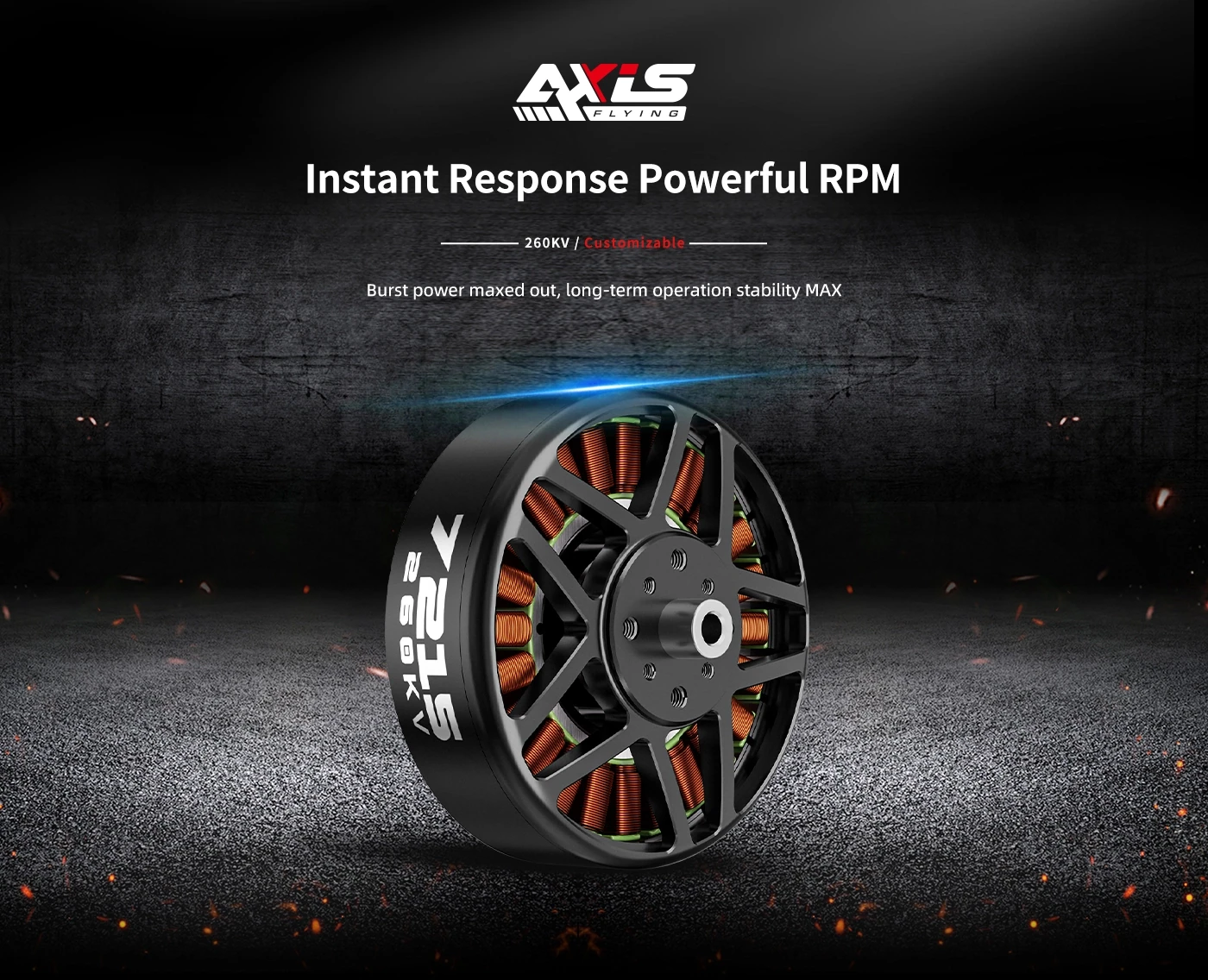 Axisflying AZ7215 260KV 8-12S Brushless Motor
