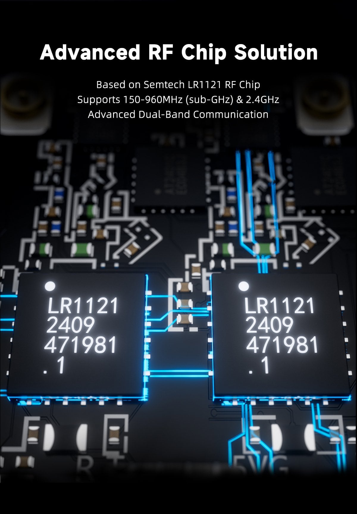 GEPRC ELRS 915M/2.4G C3 Gemini Xrossband Receiver