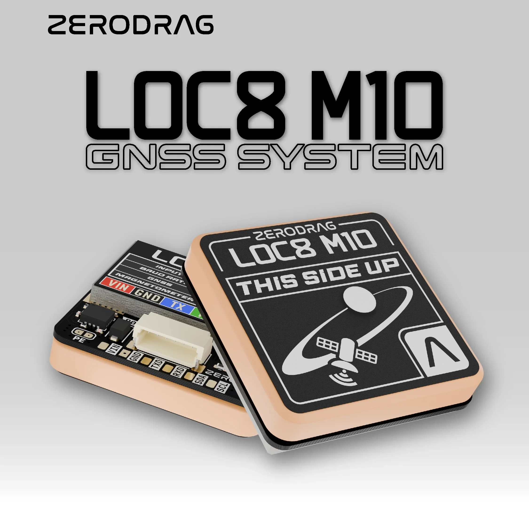 Zerodrag LOC8-M10 GPS Module with Compass