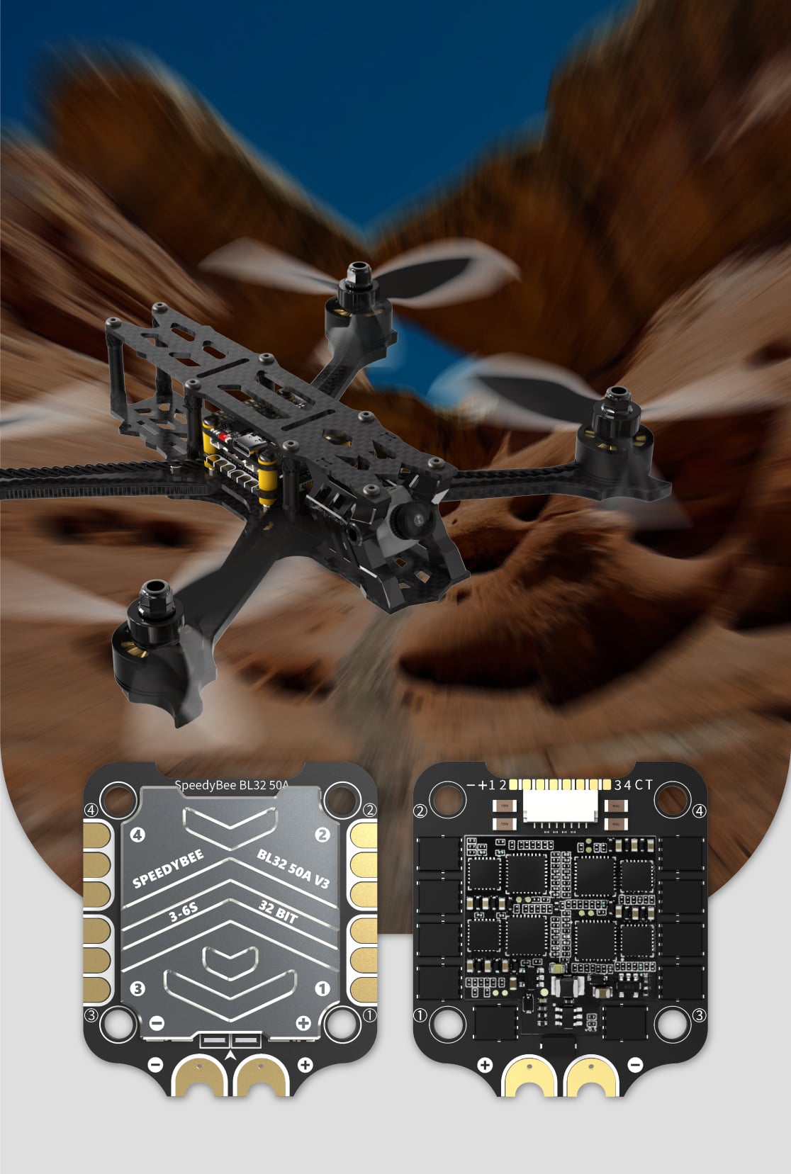 SpeedyBee F7 V3 Flight Controller (F722, BMI270, 30.5x30.5)