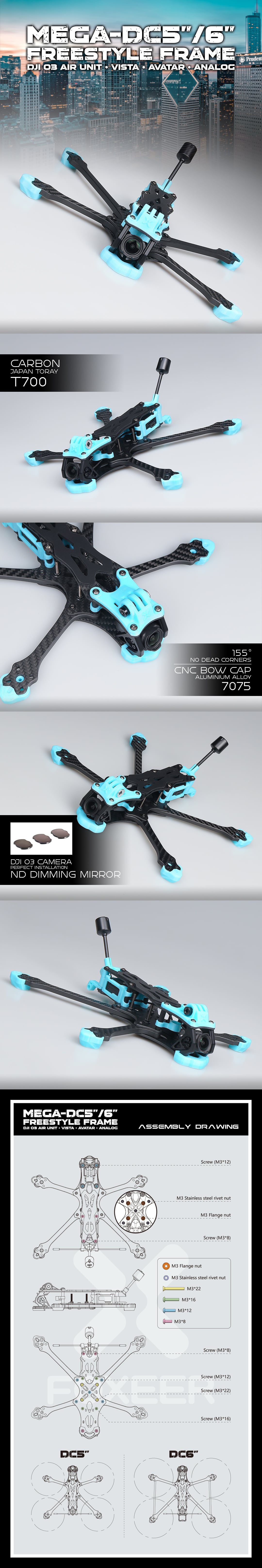 Foxeer MEGA 5" DC Frame
