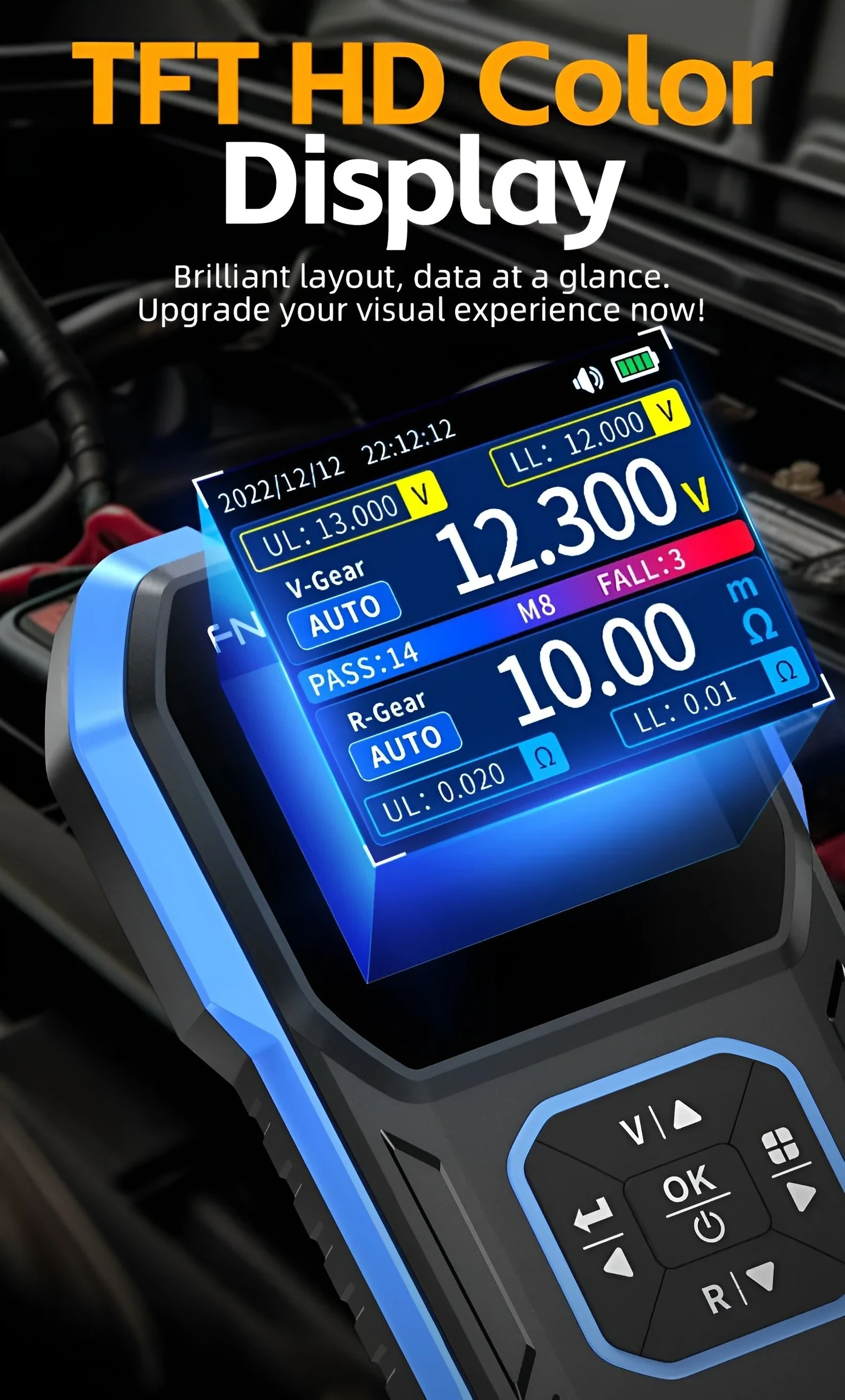 FNIRSI HRM-10 Battery Voltage Internal Resistance Tester