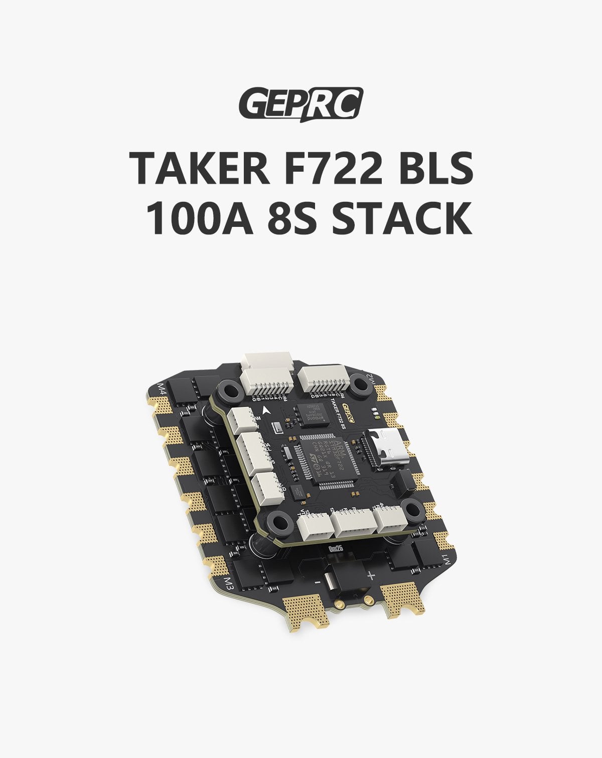 GEPRC TAKER F722 BLS 100A 8S Stack