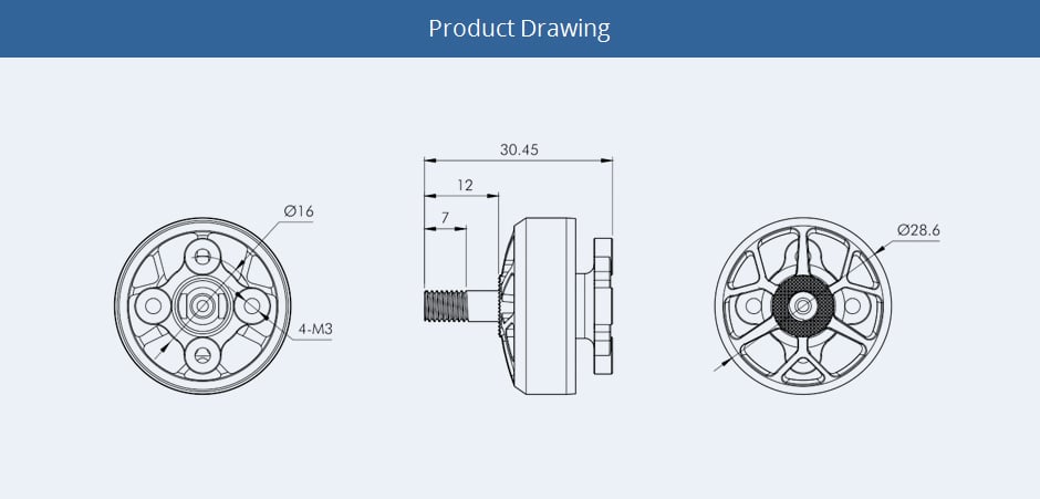 T-Motor Velox V2307 V2 4-6S Motor