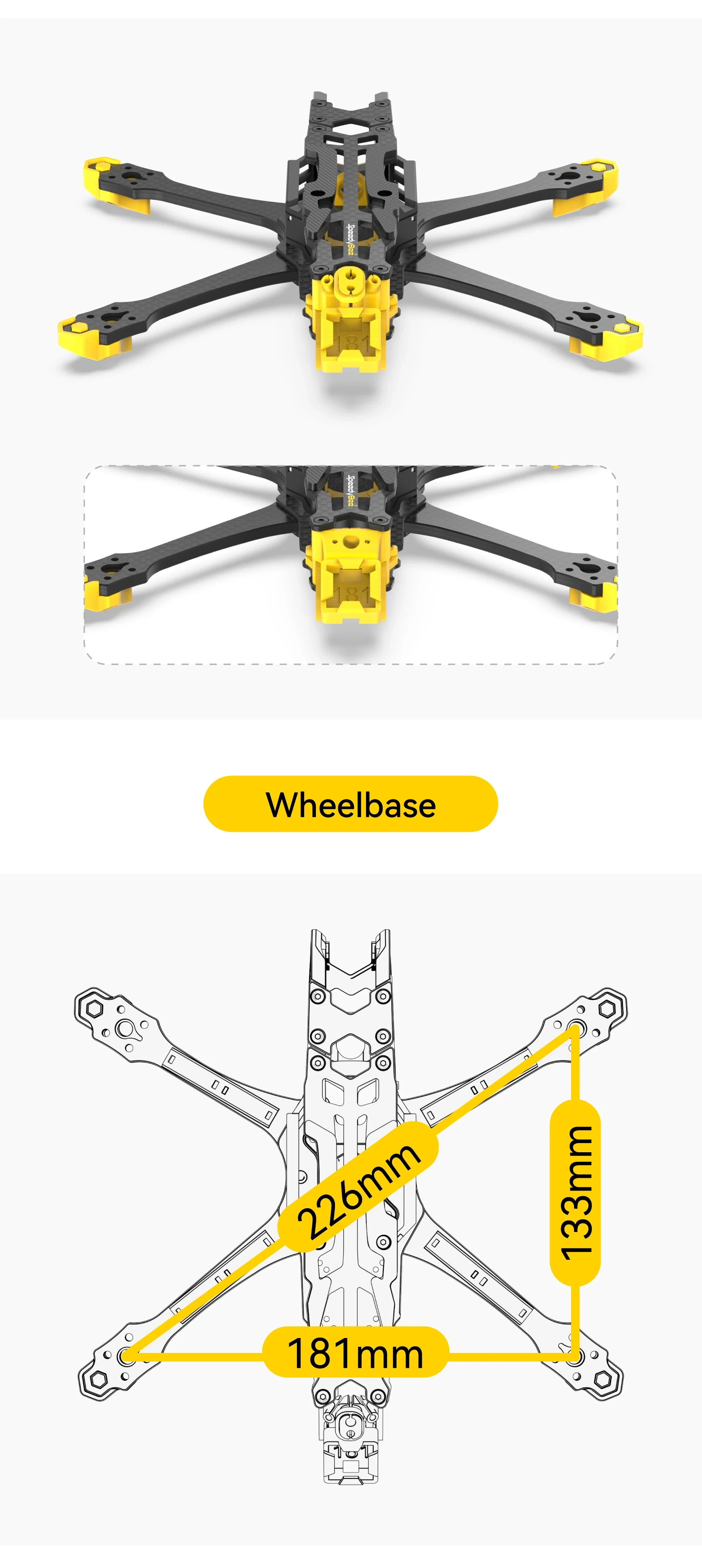 SpeedyBee Master 5 V2 Frame