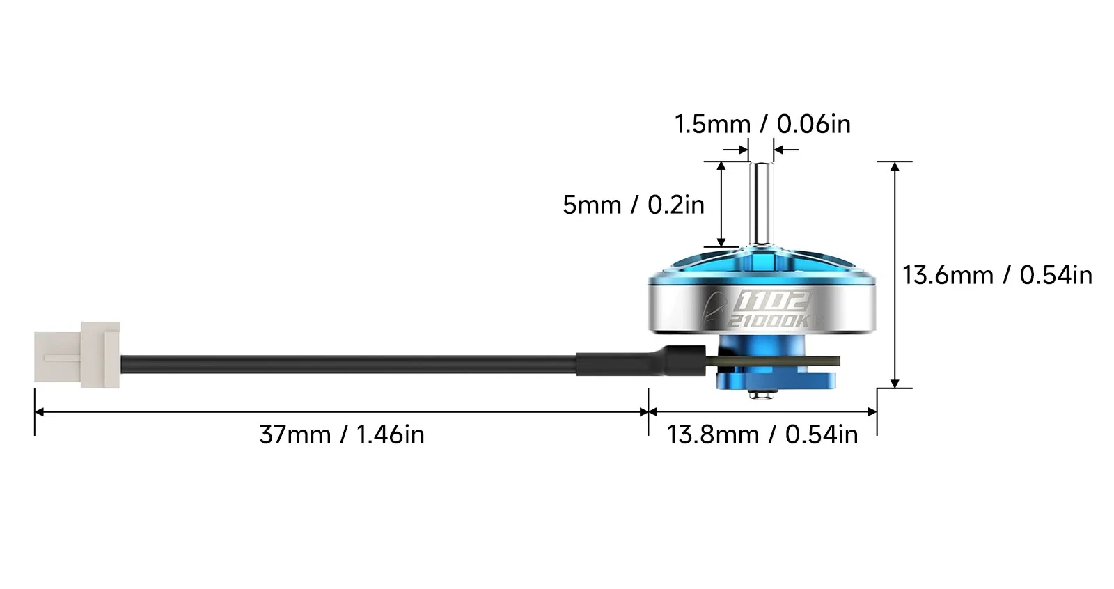 BetaFPV 1102 21000KV 1S Brushless Motor (2026)