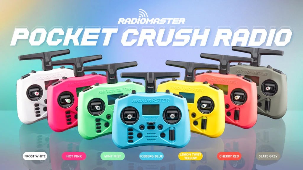 RadioMaster Pocket Crush Radio Controller (ELRS, M2)