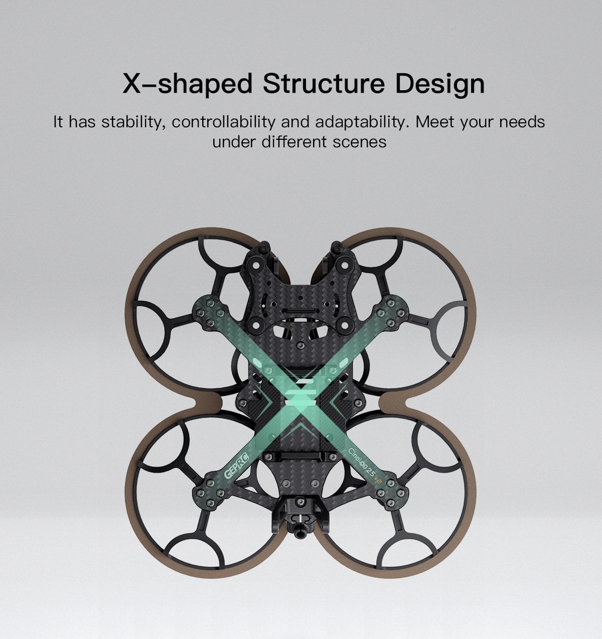 GEPRC CL25 V2 2.5-Inch Cinewhoop Frame for DJI O3