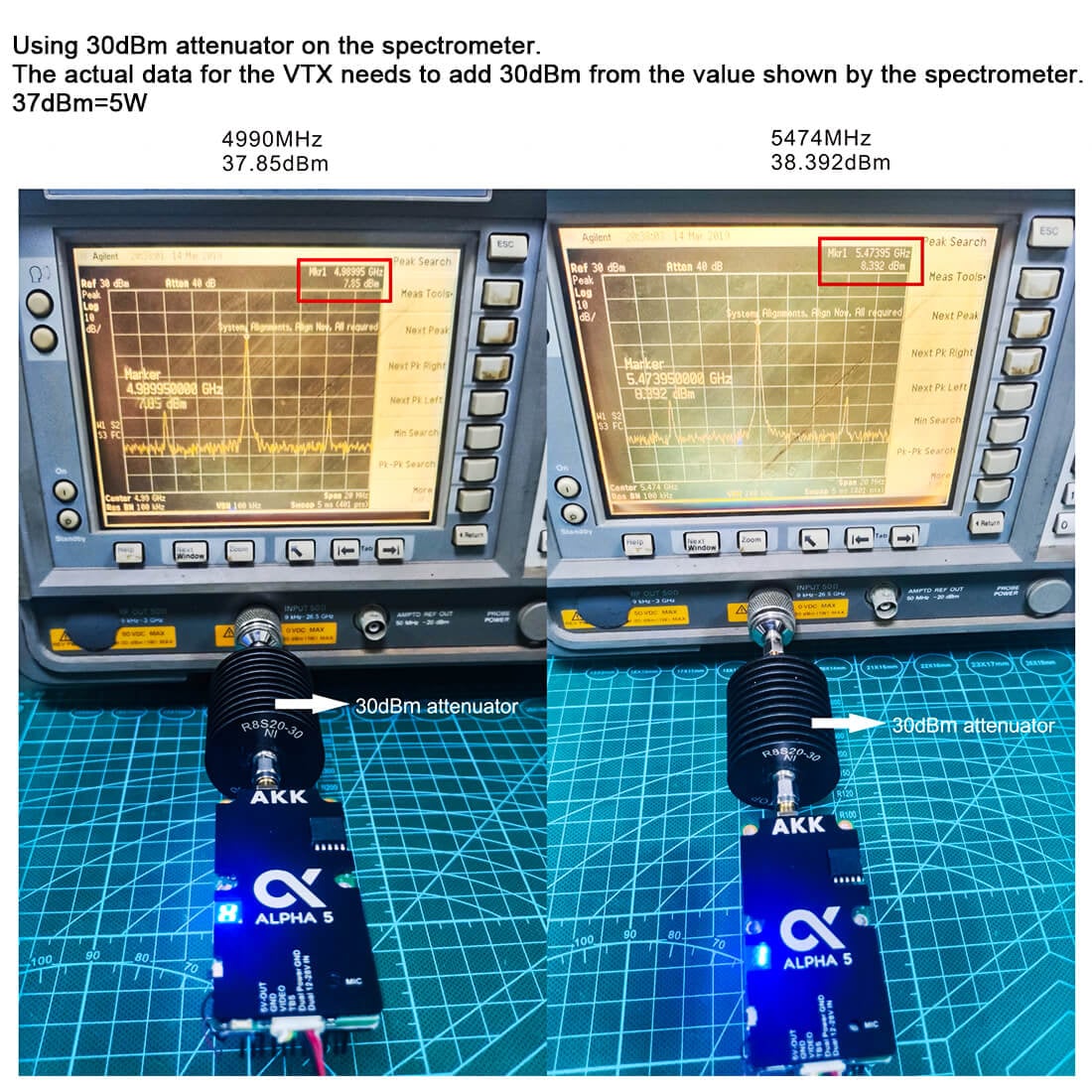 AKK Alpha 5 5.8GHz 5W 80CH Analog VTX