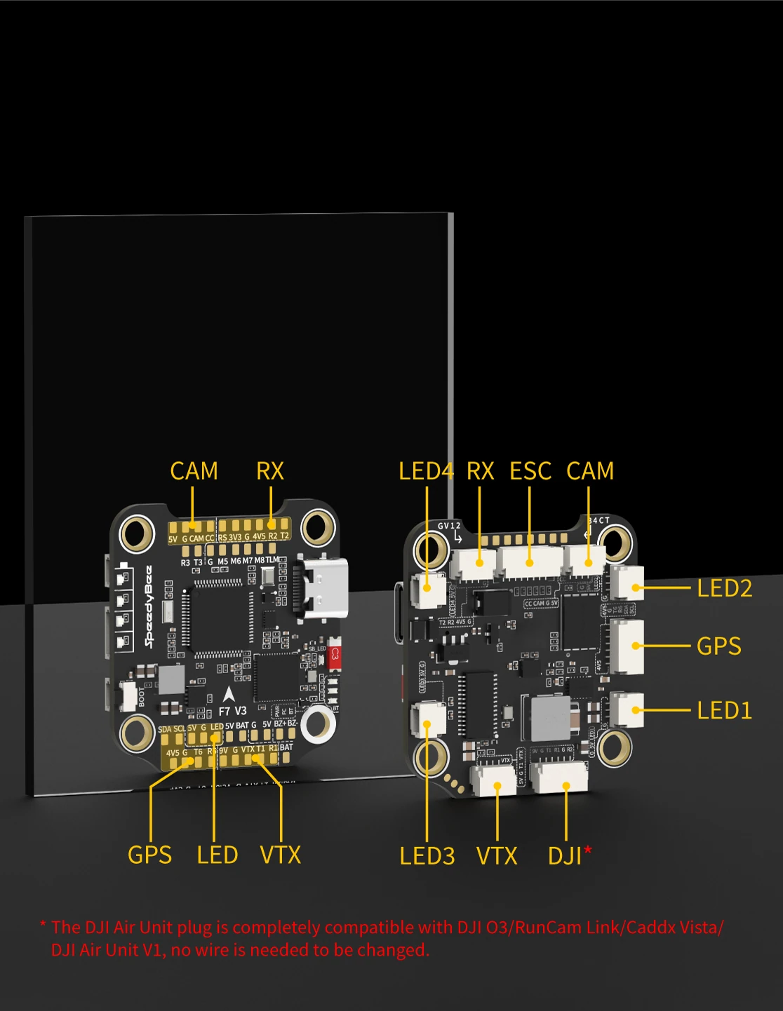 SpeedyBee F7 V3 Flight Controller (F722, BMI270, 30.5x30.5)