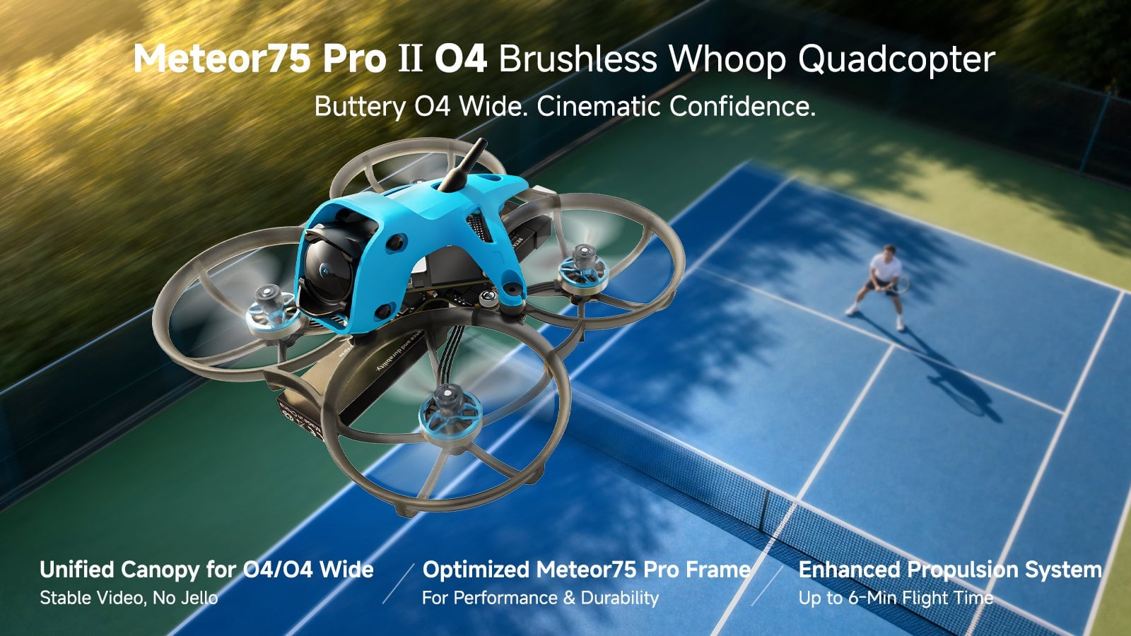 BetaFPV Meteor75 Pro II O4 Wide ELRS 2.4GHz Brushless Whoop