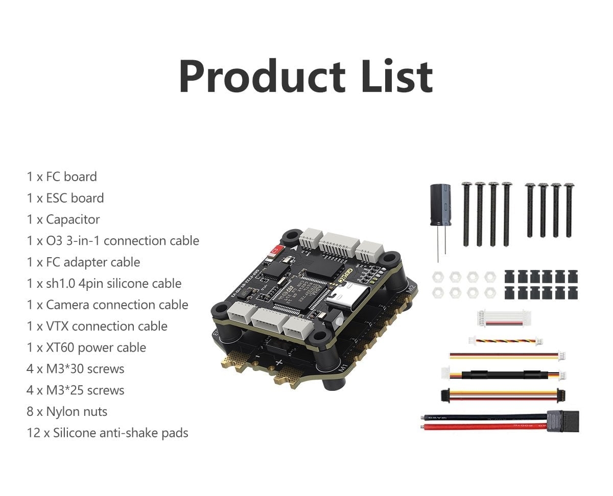 GEPRC Taker F722 BT 8Bit 65A Stack