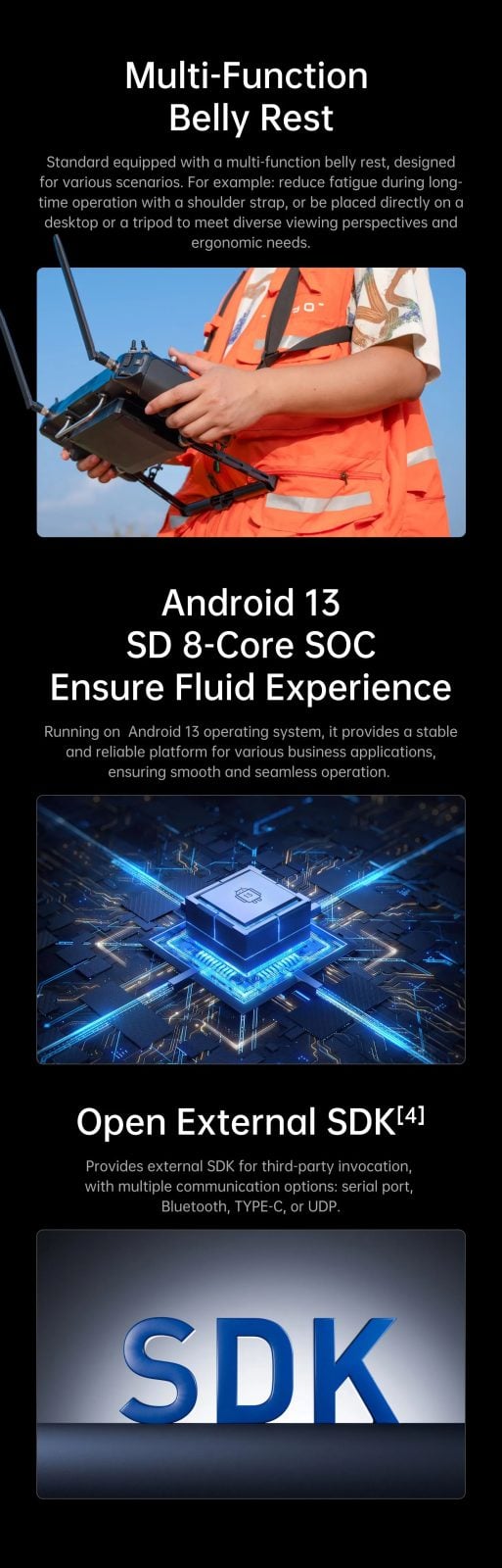 SIYI UniRC 10 Pro Triple-Frequency Smart Controller